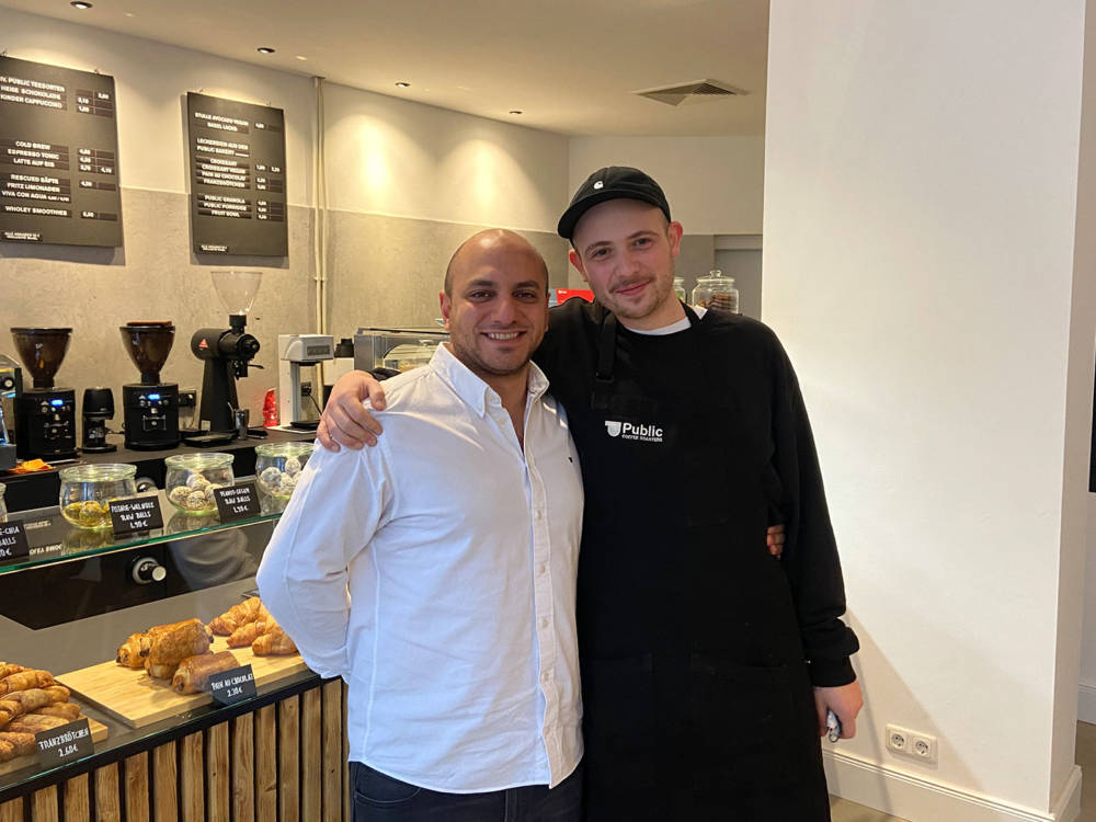 Argin (l.) und Constantin von den Public Coffee Roasters / ©Johanna Zobel