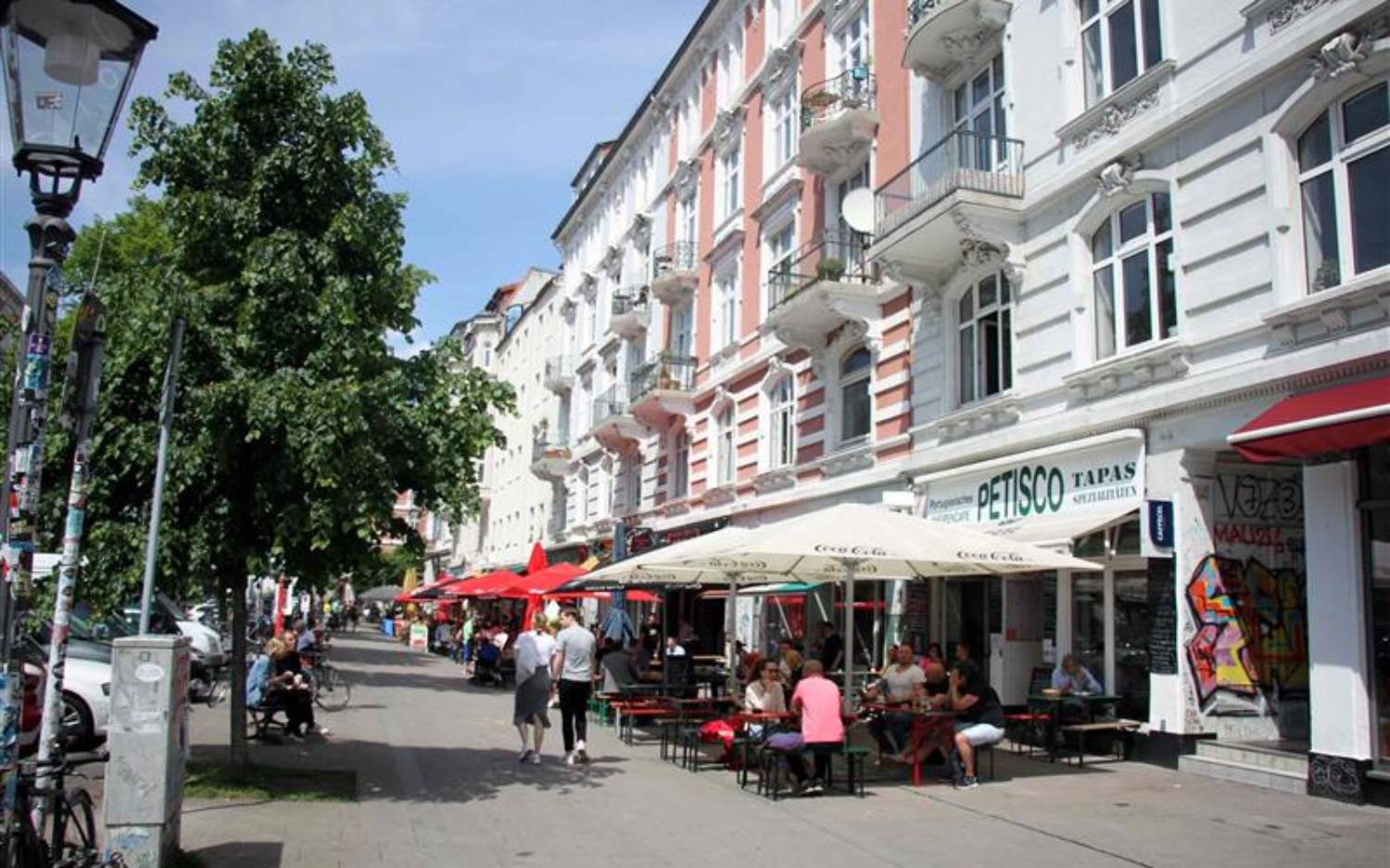 Das Schulterblatt in der Sternschanze, Ort des Trubels / ©Johanna Zobel