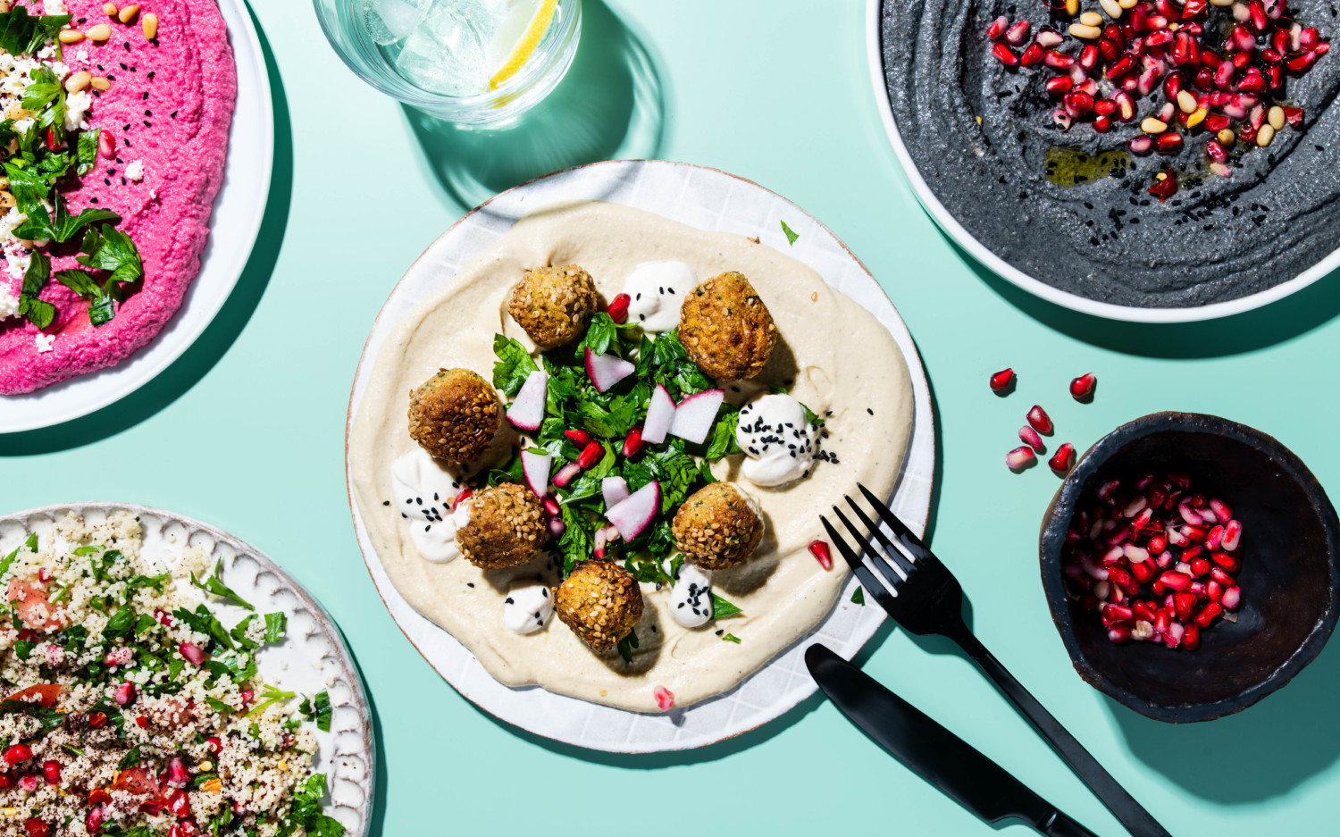 The Hummus Bar bringt als Pop-up Frabe ins foodlab / ©The Hummus Bar