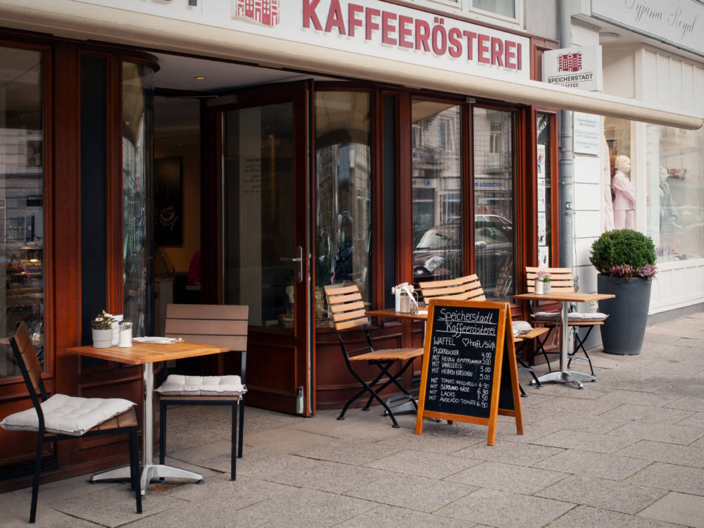 Das Café der Speicherstadt Kaffeerösterei in Eppendorf hat seit dem 24.Juni 2023 geschlossen / ©Speicherstadt Kaffeerösterei