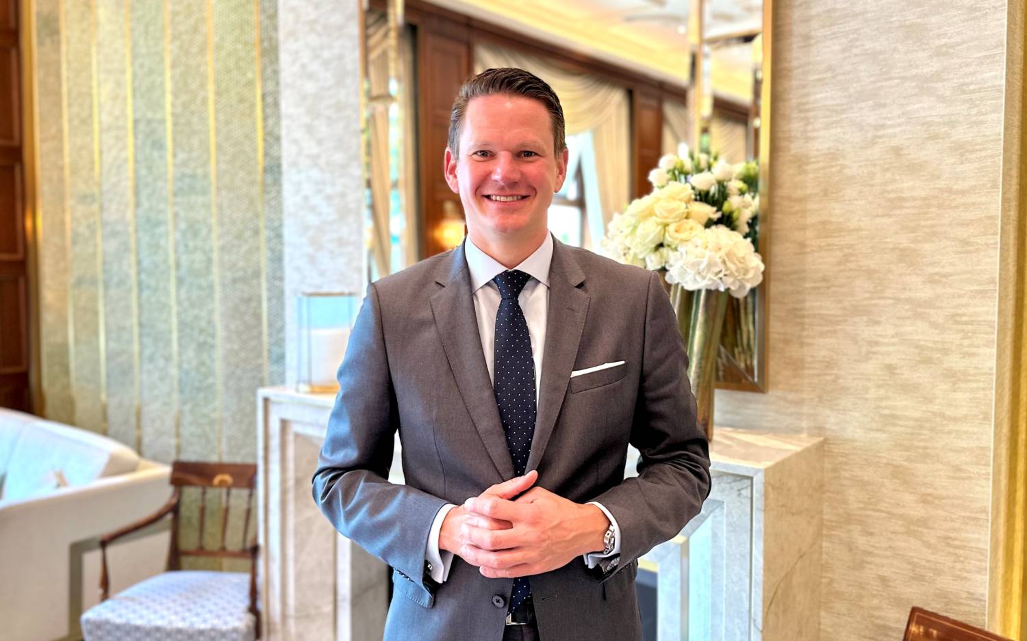 Jan-Peer Lehfeldt ist der neue Hotel Manager im Hotel Vier Jahreszeiten / ©Hotel Vier Jahreszeiten