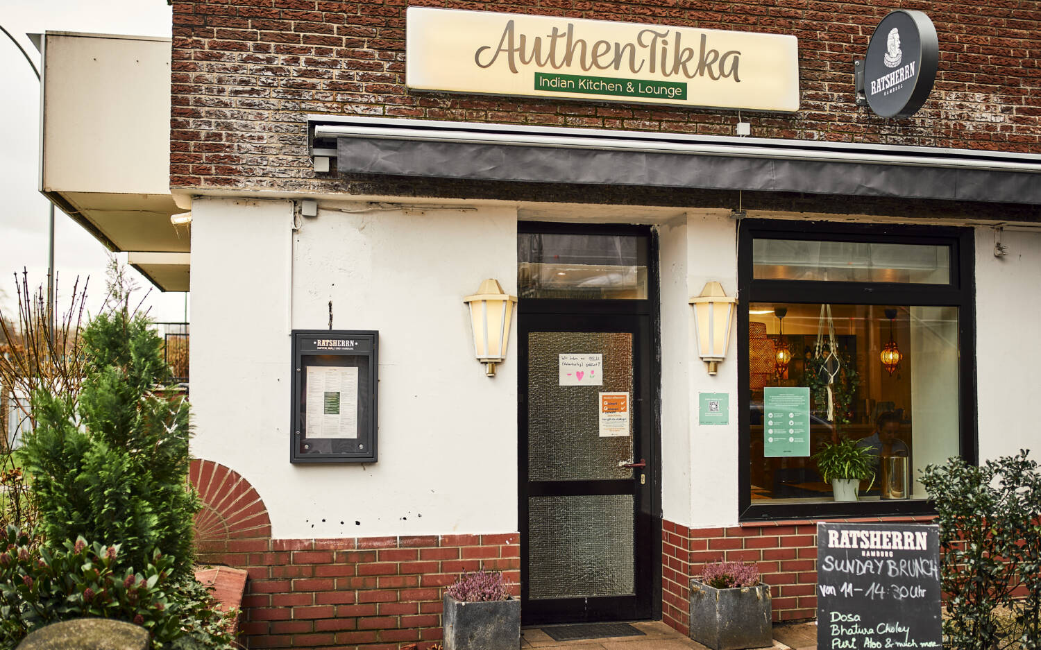 Außenansicht des indischen Restaurants in Eimsbüttel / ©Marc Sill 