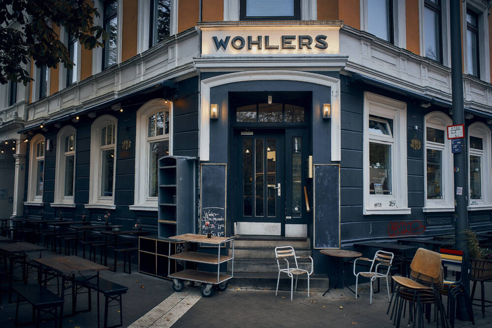 Das Eckrestaurant Wohlers liegt gegenüber vom idyllischen Wohlerspark / ©Marc Sill