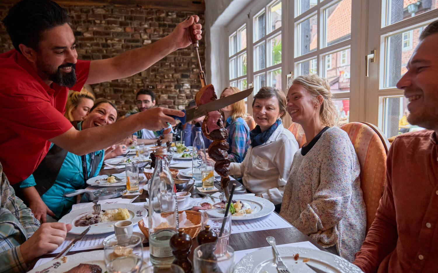 Fleisch-Fans kommen im Panthera Rodizio in Harburg auf ihre Kosten / ©Marius Gebhardt.