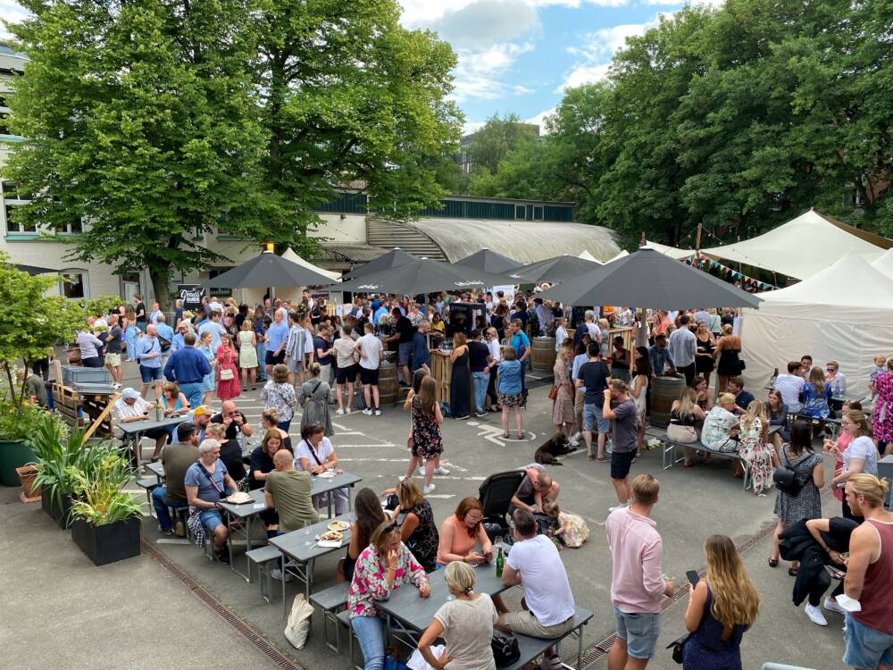 Das Weinfest im Goldbekhaus findet an drei Tagen im Juli statt / ©Goldbekhaus