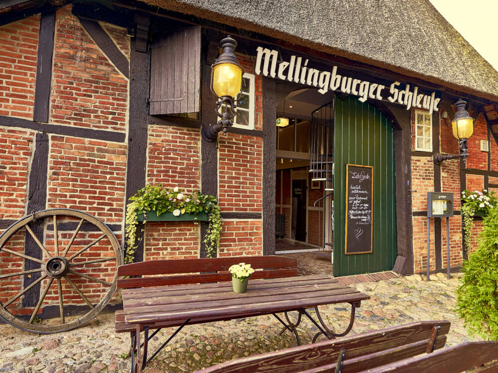 Die Mellingburger Schleuse im Hotel Kleinhuis in Sasel / ©Marc Sill