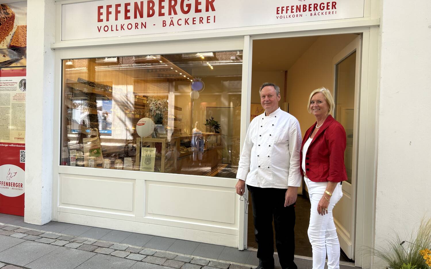 Lieben gutes Brot und echtes Handwerk: Thomas und Anne Effenberger haben am Ida-Ehre-Platz eine weitere Filiale eröffnet/ @Hakan Evcil