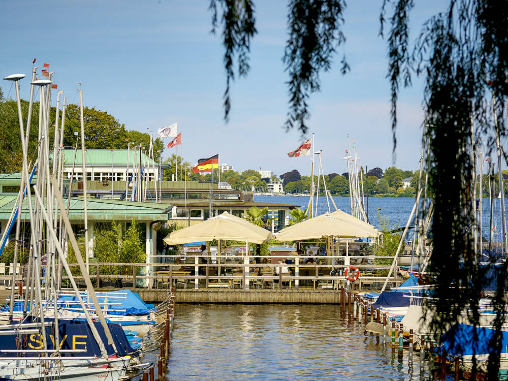 Top Adresse am Alsterufer: Das italienische Lokal Portolino / ©Marc Sill