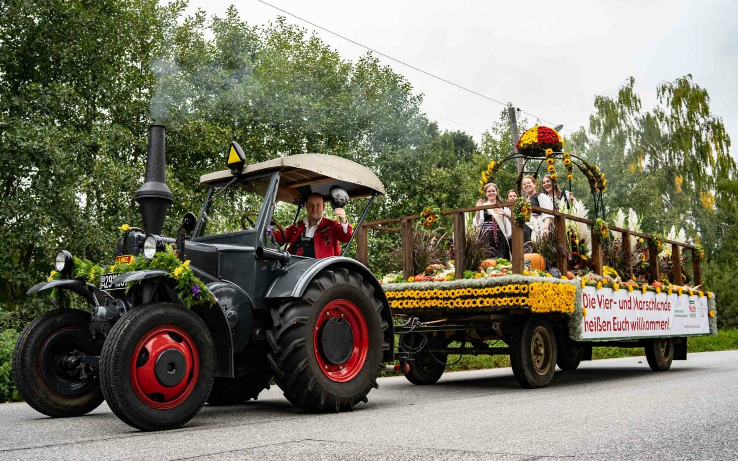 Der Erntedankumzug ist der größte in Norddeutschland / ©Förderverein Erntedankfest e.V.