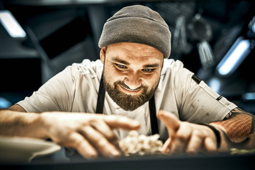 Fleisch gibt es in der Viva Cantina von Küchenchef Dominik Lang nur als Beilage / ©Marc Sill