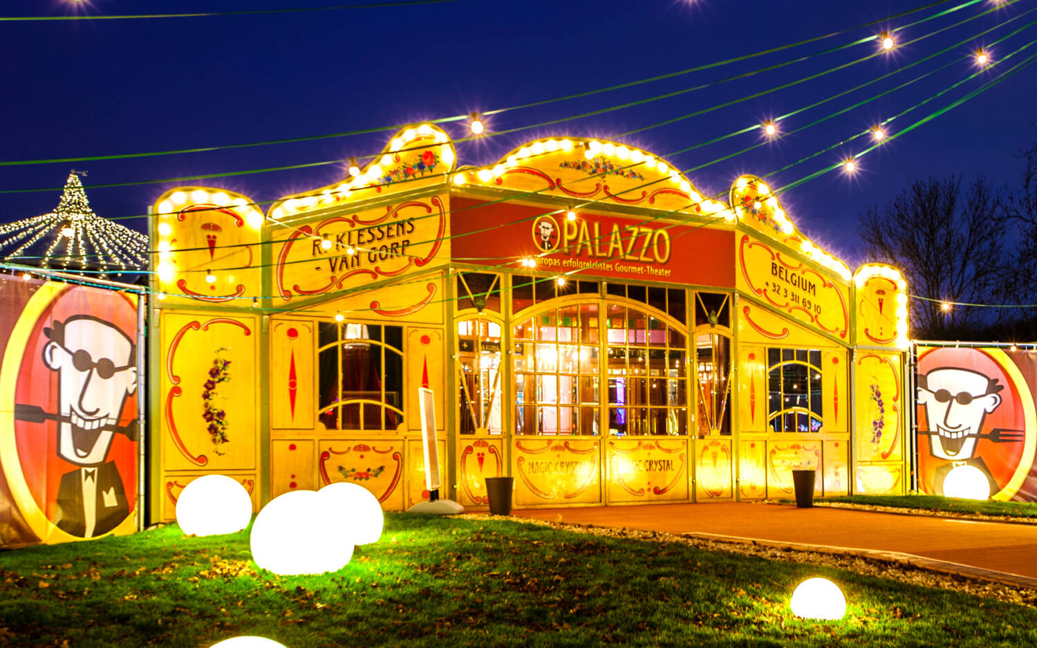 Im Spiegelsaal des Cornelia Poletto Palazzo: zwischen Haute Cuisine und unterhaltsamem Varieté  / ©Palazzo