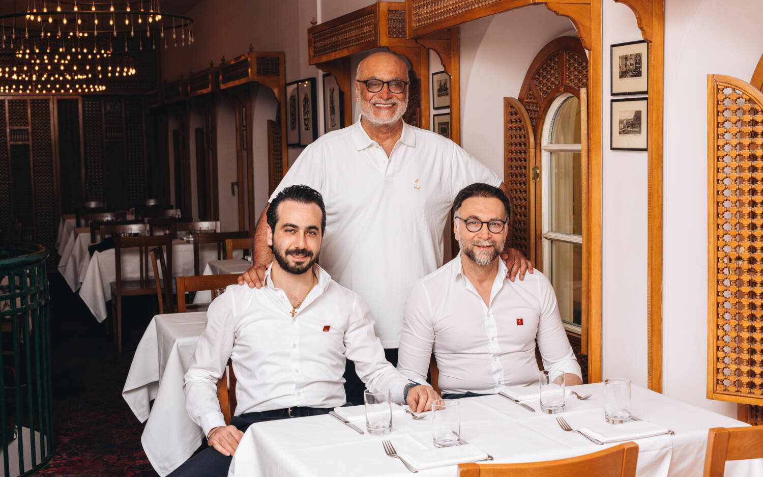 Wadie Saliba (v.l.), Hanna Saliba und Alexander Mudjadidi haben den Testsieg im Team erkocht ©Julia Schumacher