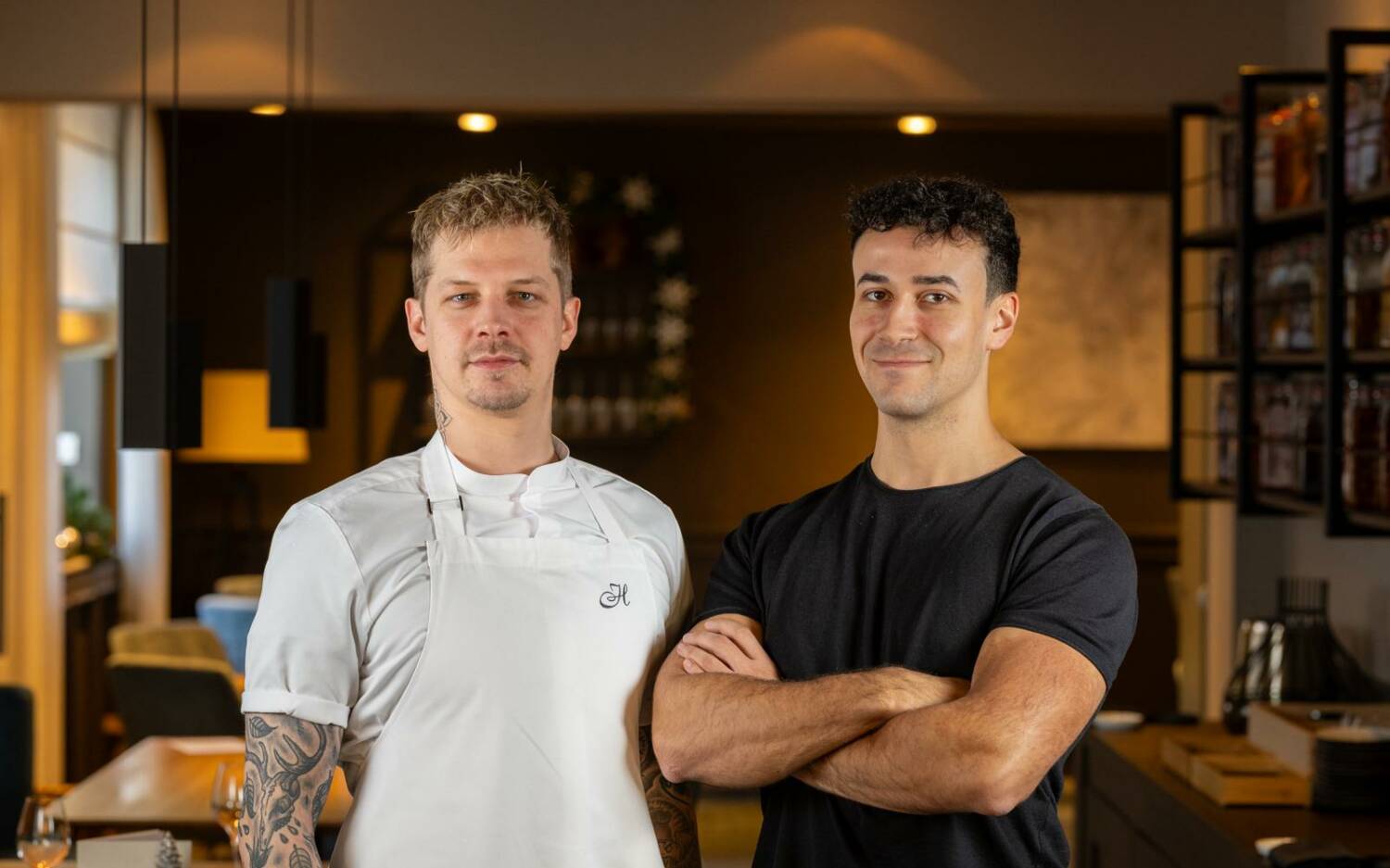 Tobias Weyers und René Silva Sampaio aus dem Restaurant  Hannappel / ©Sascha Perrone